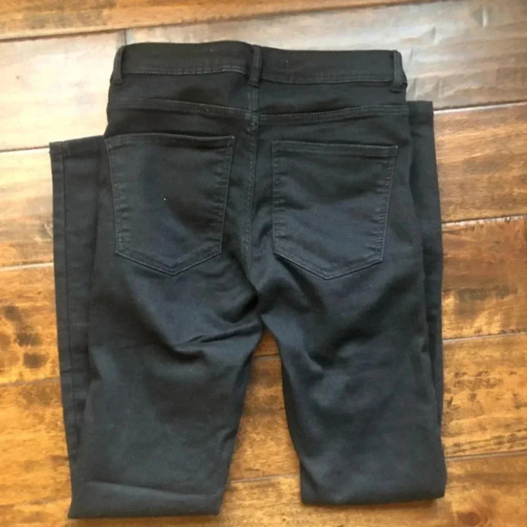 Zara Trafaluc Black Skinny Denim Jeans Size 2 - Picture 5 of 6